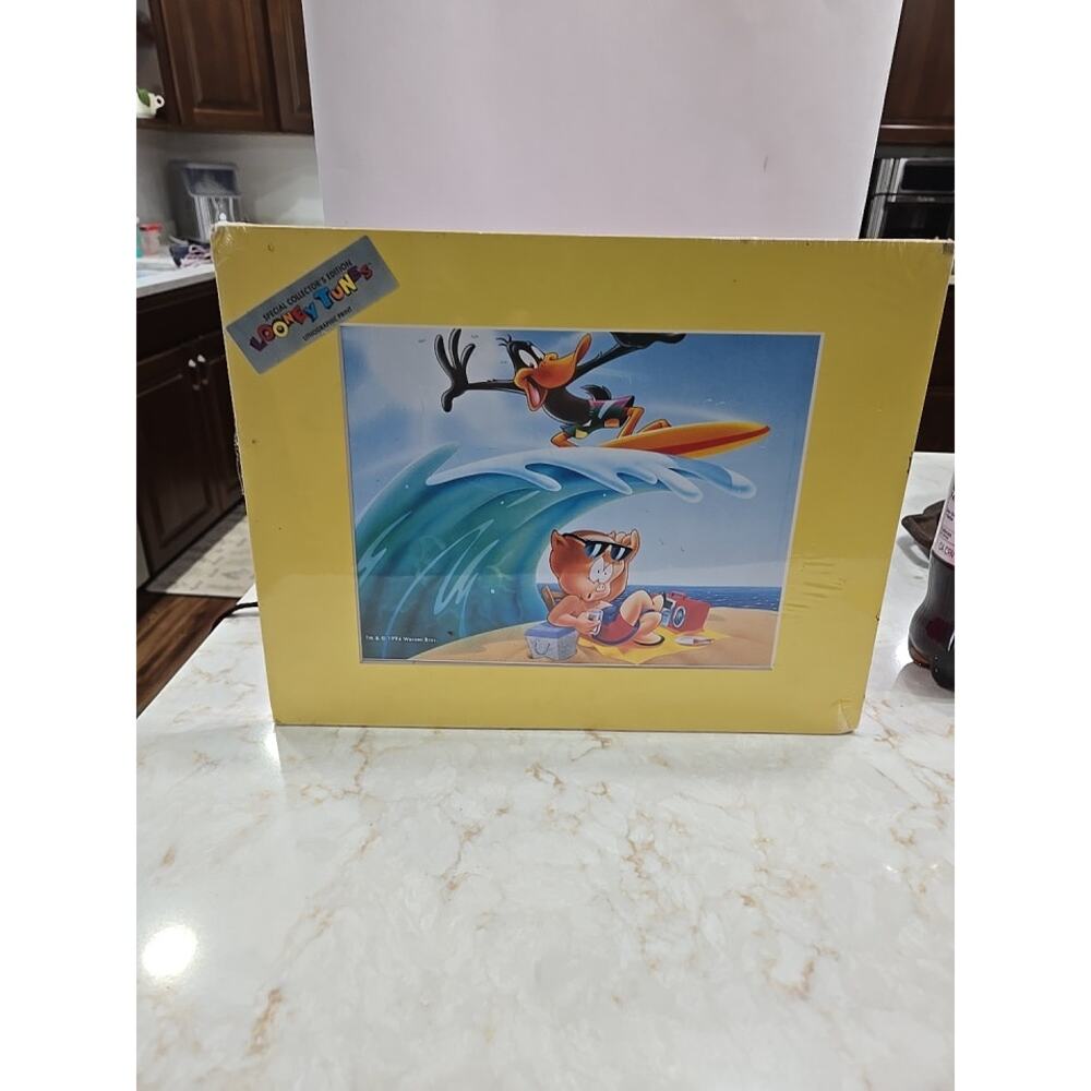 3 1994 Warner Brothers Matted Prints Marvin Martian Pictures Art Unopened